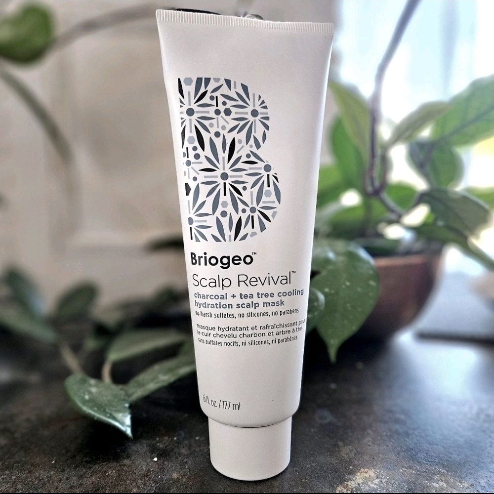 Briogeo Scalp Revival Charcoal Tea Tree Cooling + Hydration Scalp Mask 6 oz NEW!
